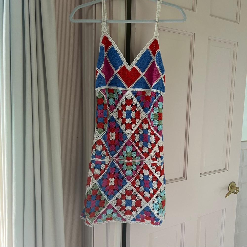 Crochet Mini Dress - Picture 7 of 13